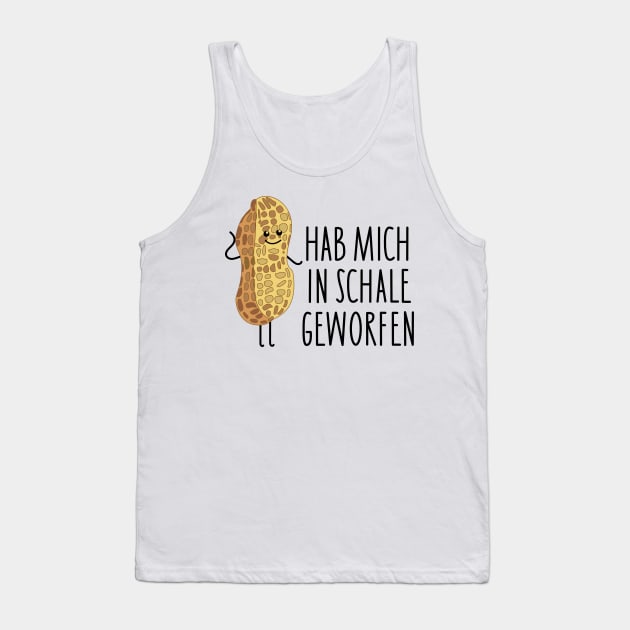 Funny peanut sayings Tank Top by spontania